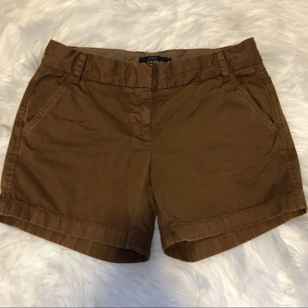 J.Crew Brown Khaki Chino Shorts